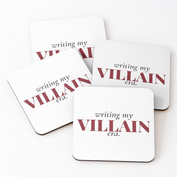 Item preview, Writing My Villain Era Sticker | Dark Academia BookTok Quote designed and sold by CaptainDude.