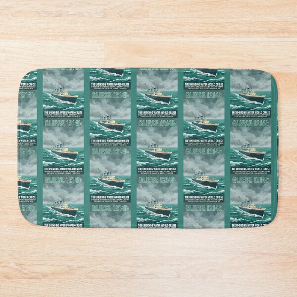 Item preview, Gliese 1214b Water World Retro NASA Travel Poster designed and sold by RetroRewind Studio.