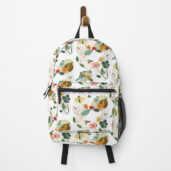 Item preview, Pollinator Garden Geometric Oval Pattern designed and sold by Vibria Pattern Studio.