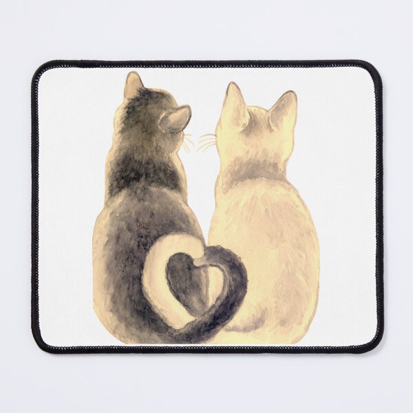 Item preview, Two cats loving each other designed and sold by HappyDoodle11.