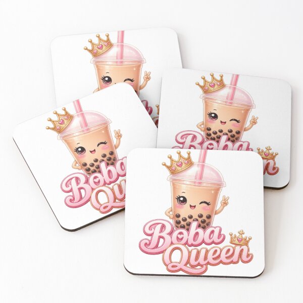 Item preview, Boba Queen Kawaii Sticker designed and sold by Stylestickers55.