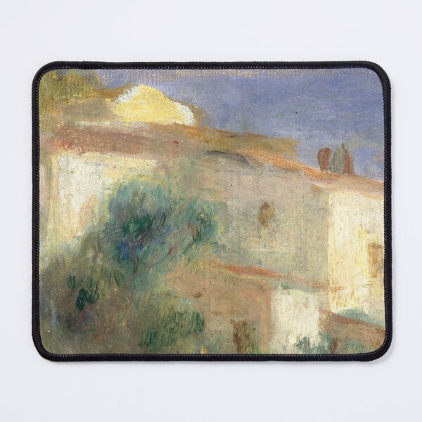 Item preview, Sunlit Mediterranean Houses Among Olive Trees designed and sold by artofuniverse.