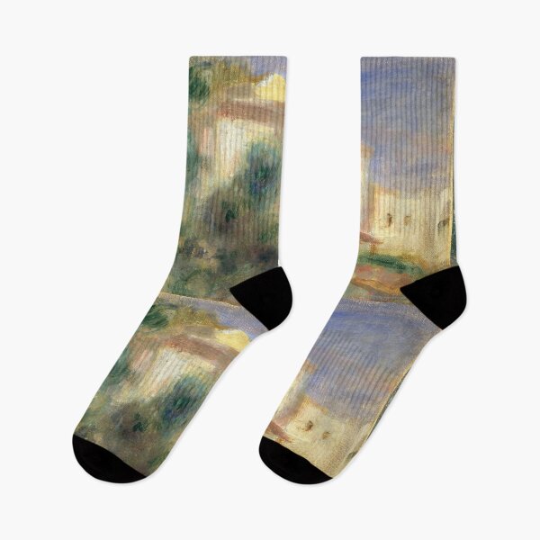 Item preview, Sunlit Mediterranean Houses Among Olive Trees designed and sold by artofuniverse.