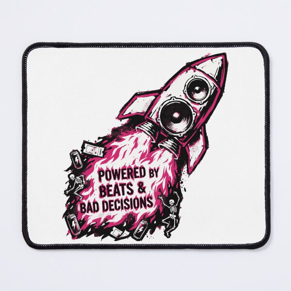 Item preview, Powered by Beats and Bad Decisions Music Rocket designed and sold by XYZ LAB by Jesuperman.