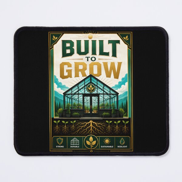 Item preview, Built to Grow Greenhouse Roots Poster designed and sold by Sketchlegacy.