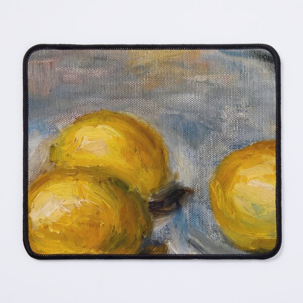 Item preview, Three Lemons Impressionist Still Life designed and sold by artofuniverse.