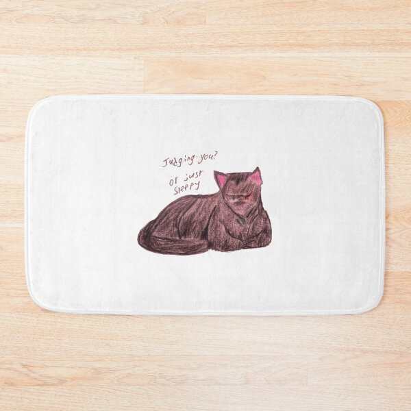 Item preview, Sleepy cat or judgy cat? designed and sold by RadiatedSkull.