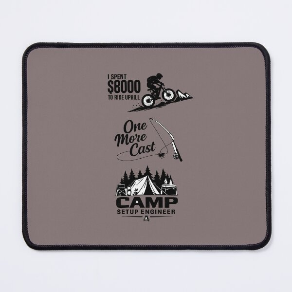 Item preview, I Spent $8000 To Ride Uphill Mountain Bike Humor designed and sold by Lizavelle.