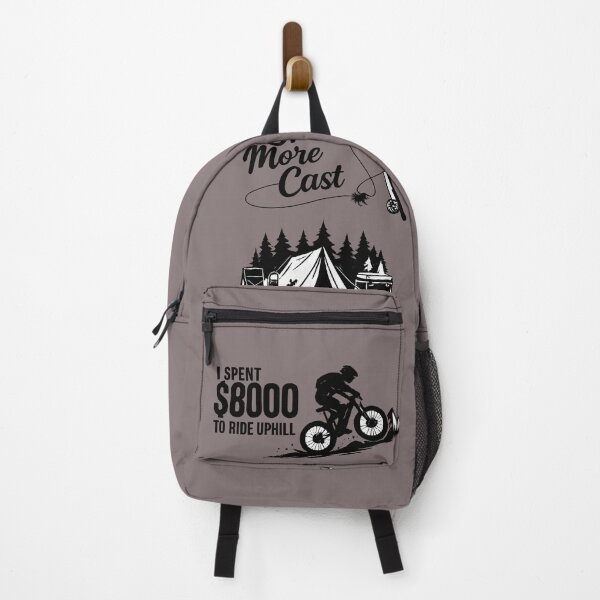 Item preview, I Spent $8000 To Ride Uphill Mountain Bike Humor designed and sold by Lizavelle.