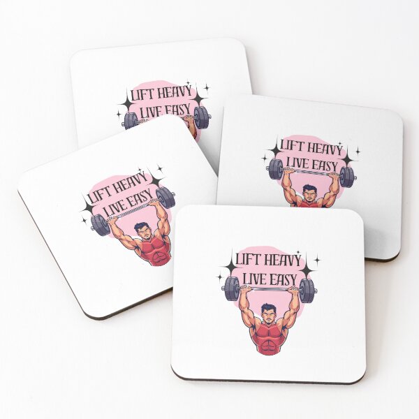 Item preview, Lift Heavy Live Easy Gym Motivation Weightlifting Design designed and sold by Palette _Vibes.