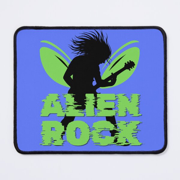 Item preview, Alien Rock Guitar T-Shirt Sci-Fi Music Lover Gift Rock Band Graphic Tee designed and sold by oonproducts.