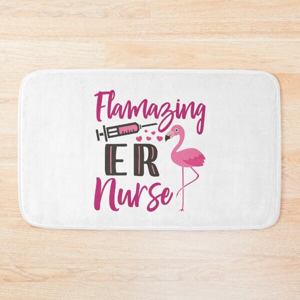 Item preview, ER Nurse Flamingo Flamazing designed and sold by jaygo.