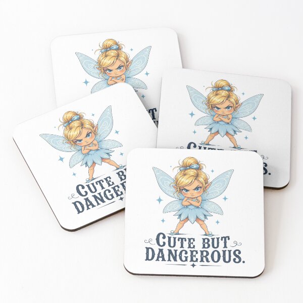 Item preview, Cute But Dangerous - Angry Fairy  designed and sold by MusesWhispers.