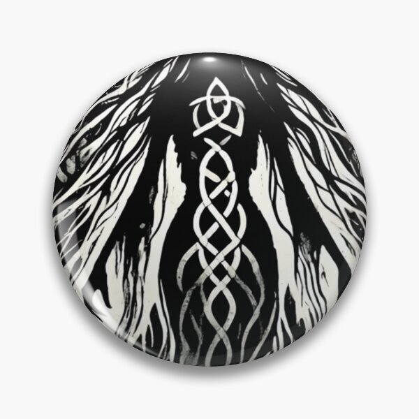 Item preview, Dark Norse Odin Ghost Celtic Knotwork Gothic Pagan designed and sold by DarkOriginArts.