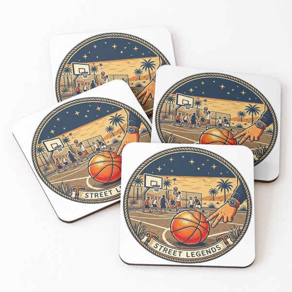 Item preview, Vintage Outdoor Basketball Court Emblem Retro Summer Game Graphic designed and sold by Fatomfatom.