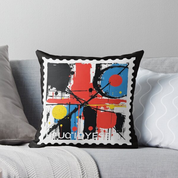 Item preview, celestial crossfire stamp colorful geometric abstract design designed and sold by SmashingDeals.
