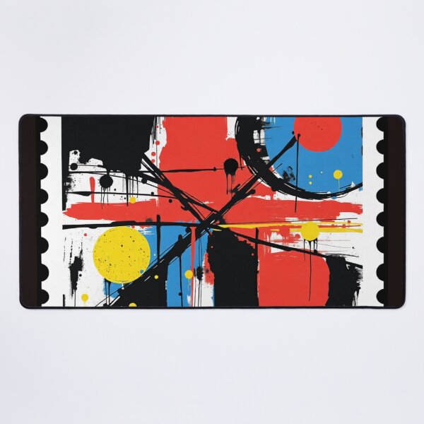 Item preview, celestial crossfire stamp colorful geometric abstract design designed and sold by SmashingDeals.