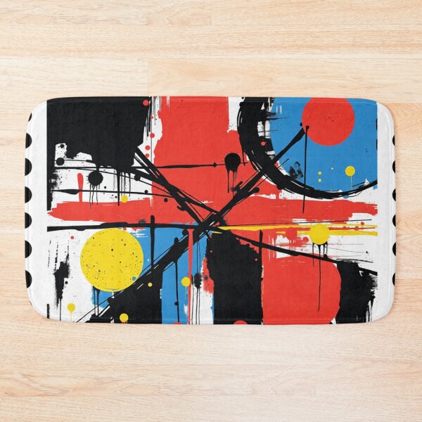 Item preview, celestial crossfire stamp colorful geometric abstract design designed and sold by SmashingDeals.