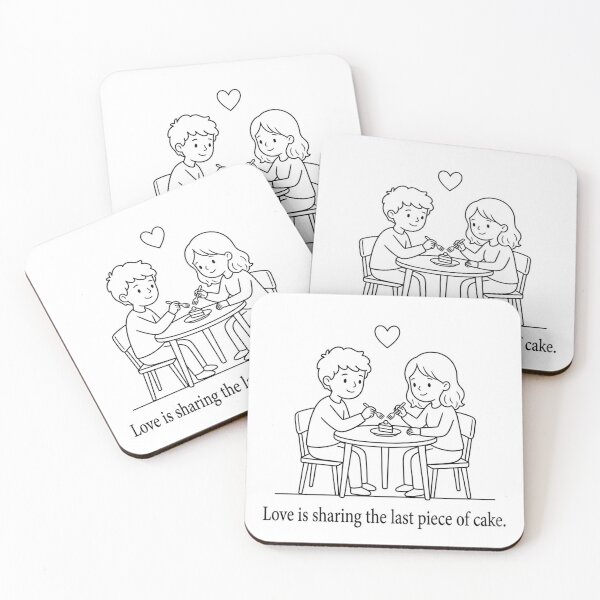 Item preview, Love Is Sharing The Last Piece Of Cake designed and sold by mtltpz.