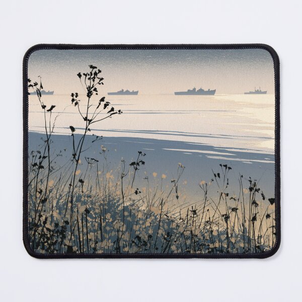 Item preview, Normandy Coast at First Light designed and sold by ArtbyAdrian.