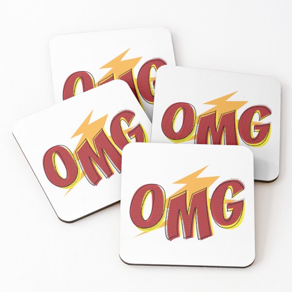 Item preview, OMG Expressive Typography with Lightning designed and sold by DailyDoodlesBySumbul.