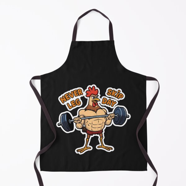 Item preview, Never Skip Leg Day - Funny Muscular Chicken Gym Mascot Workout designed and sold by Sparkofart07.