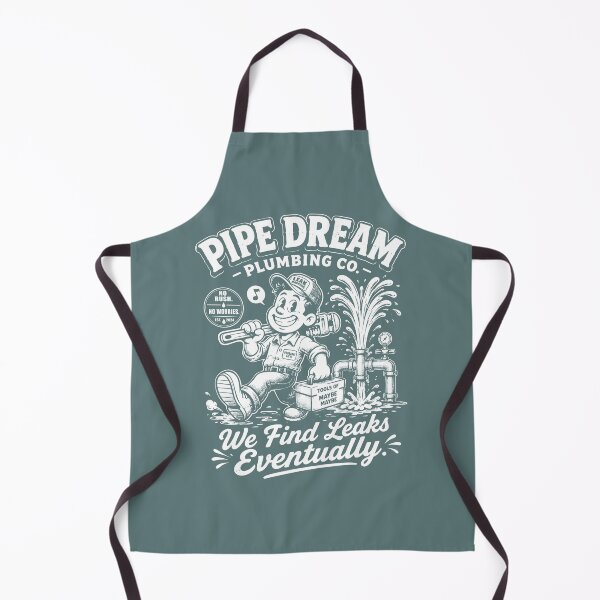 Item preview, Pipe Dream Plumbing Co. Funny Retro company designed and sold by CamaleonDesigns.