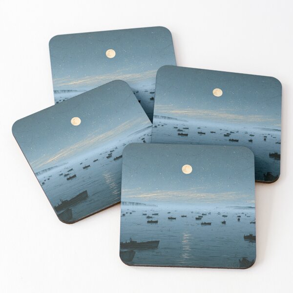 Item preview, Moonset Over the Normandy Crossing designed and sold by ArtbyAdrian.