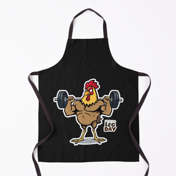 Item preview, Never Skip Leg Day - Funny Muscular Chicken Gym Mascot Workout designed and sold by Sparkofart07.