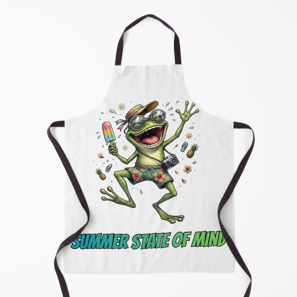 Item preview, Summer State Of Mind Frog Shirt | Funny Tropical Vacation Design designed and sold by GraphicGlowTeesStore.