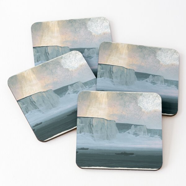 Item preview, Normandy Cliffs Before Sunrise designed and sold by ArtbyAdrian.