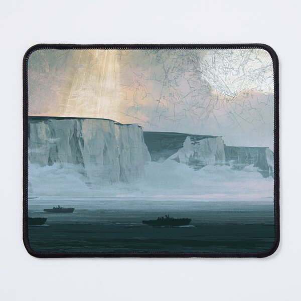 Item preview, Normandy Cliffs Before Sunrise designed and sold by ArtbyAdrian.
