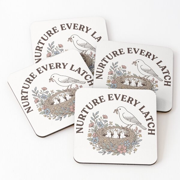 Item preview, Nurture Every Latch Cottagecore Floral Art designed and sold by Lucysthoughts.
