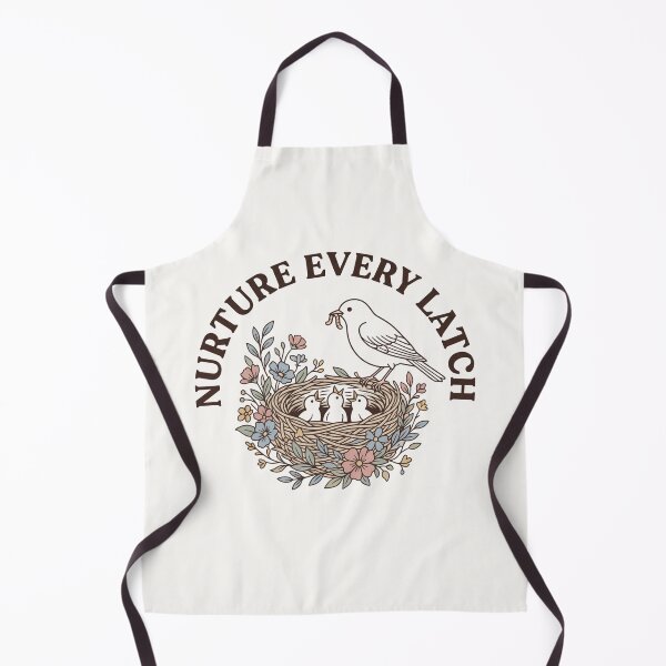 Item preview, Nurture Every Latch Cottagecore Floral Art designed and sold by Lucysthoughts.