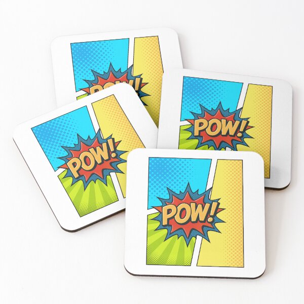 Item preview, POW! Retro Comic Action Pop Art Design designed and sold by CleanDecor.