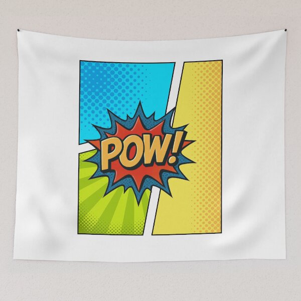 Item preview, POW! Retro Comic Action Pop Art Design designed and sold by CleanDecor.
