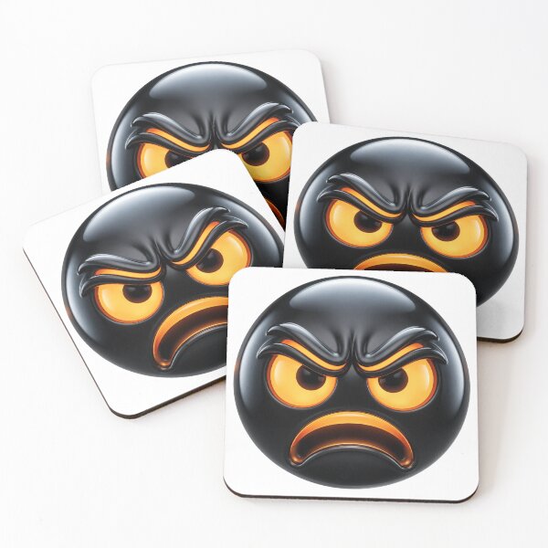 Item preview, 3D Emoji of Extreme Anger with Fire Eyes designed and sold by FusiTink.