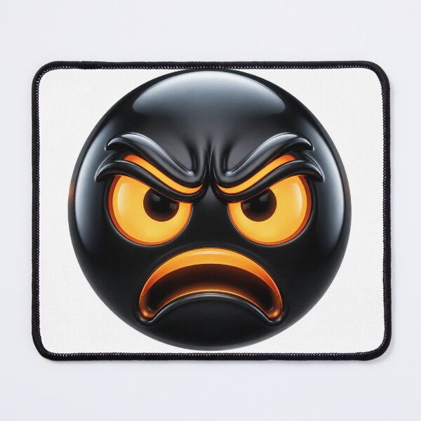 Item preview, 3D Emoji of Extreme Anger with Fire Eyes designed and sold by FusiTink.