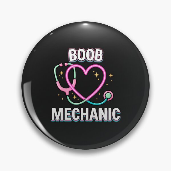 Item preview, Boob Mechanic Funny Nurse Lactation Consultant designed and sold by Lucysthoughts.