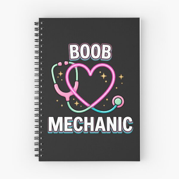 Item preview, Boob Mechanic Funny Nurse Lactation Consultant designed and sold by Lucysthoughts.