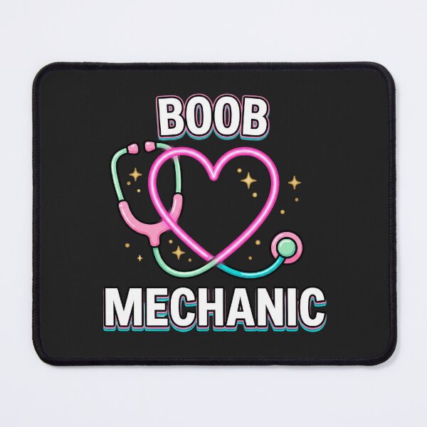 Item preview, Boob Mechanic Funny Nurse Lactation Consultant designed and sold by Lucysthoughts.