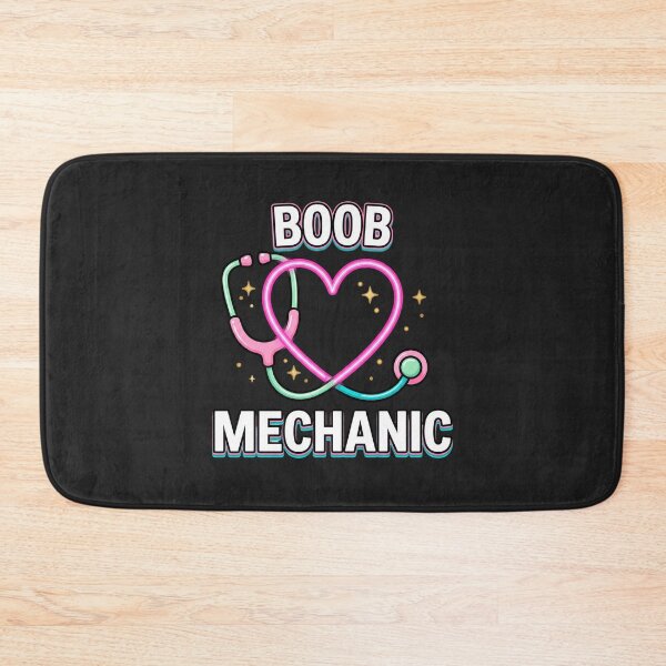 Item preview, Boob Mechanic Funny Nurse Lactation Consultant designed and sold by Lucysthoughts.