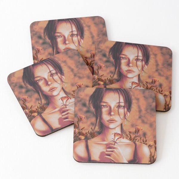 Item preview, Beautiful girl holding a white rose in her hand designed and sold by Witseart.