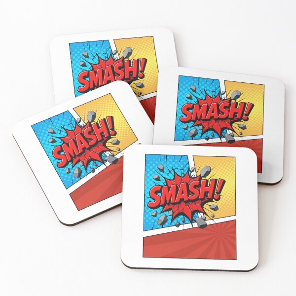 Item preview, SMASH! Retro Comic Impact Pop Art Souvenire designed and sold by CleanDecor.