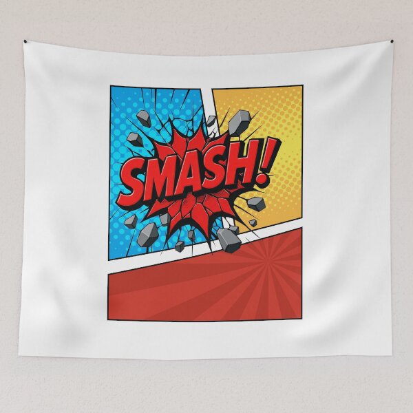 Item preview, SMASH! Retro Comic Impact Pop Art Souvenire designed and sold by CleanDecor.