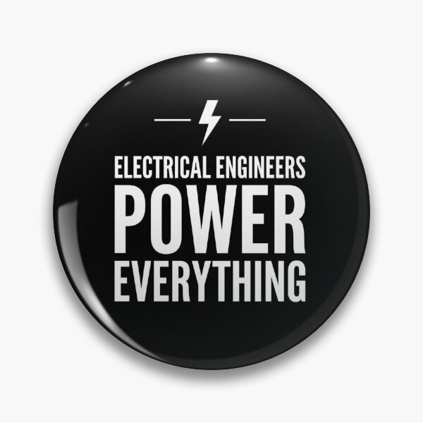 Item preview, Electrical Engineers Power Everything Lightning Bolt Minimalist designed and sold by Amr Darwish Graphic designer.