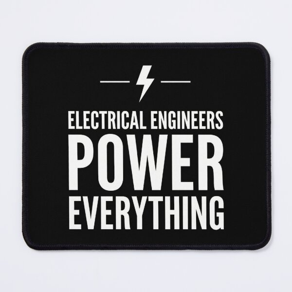 Item preview, Electrical Engineers Power Everything Lightning Bolt Minimalist designed and sold by Amr Darwish Graphic designer.