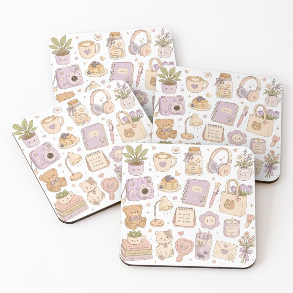 Item preview,  Soft Purple Aesthetic Lifestyle Doodles  designed and sold by LunaVales.