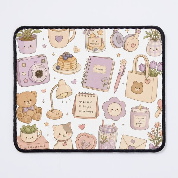 Item preview,  Soft Purple Aesthetic Lifestyle Doodles  designed and sold by LunaVales.