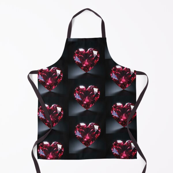 Item preview, Diseño de corazón de zafiro rojo y diamante designed and sold by Heavens Blueprint & Designs.